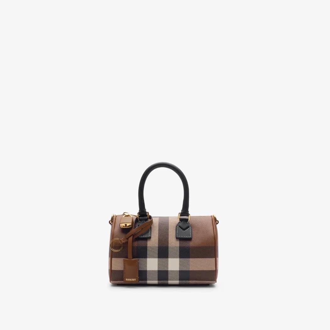 Mini Check Bowling Bag