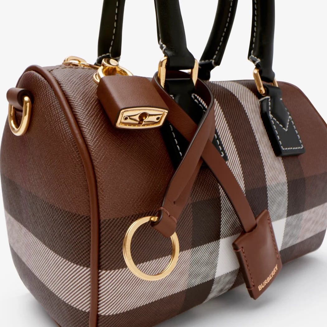 Mini Check Bowling Bag