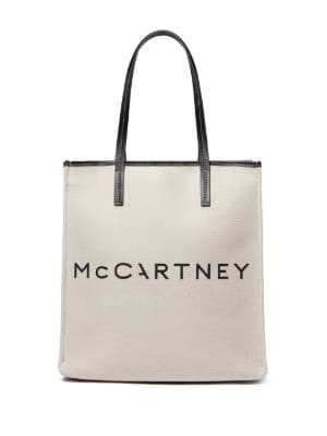 Stella McCartney large SMC canvas tote bag
