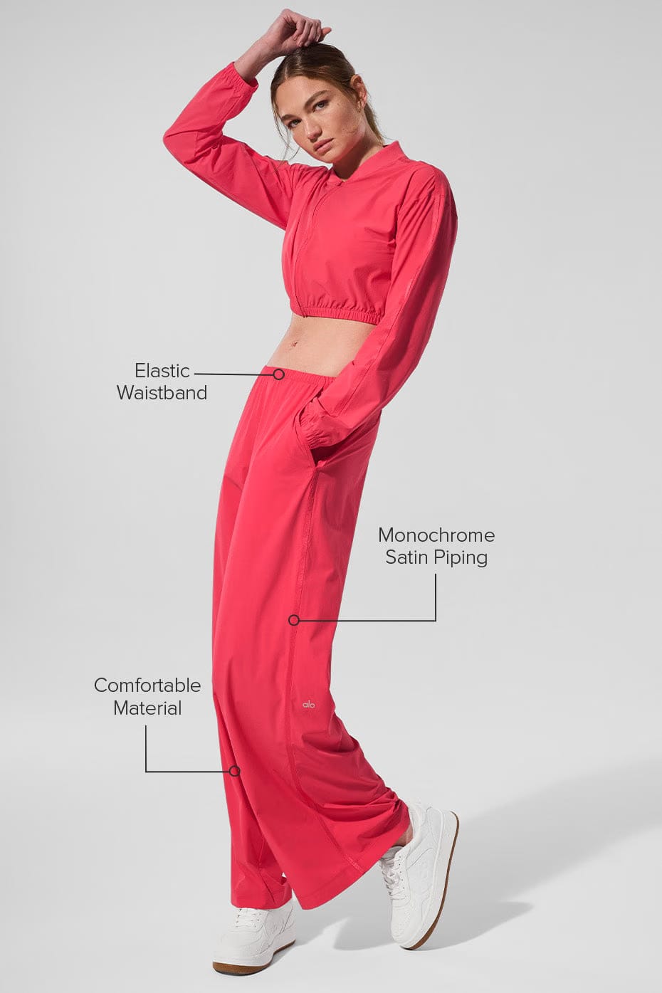 Alo Yoga Breezy Wide Leg Pant (Long)