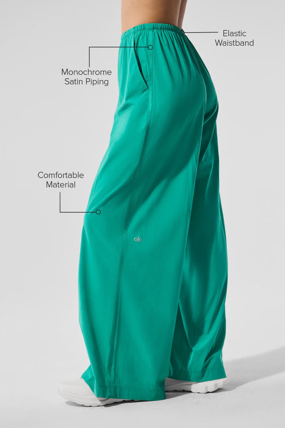 Alo Yoga Breezy Wide Leg Pant (Long)