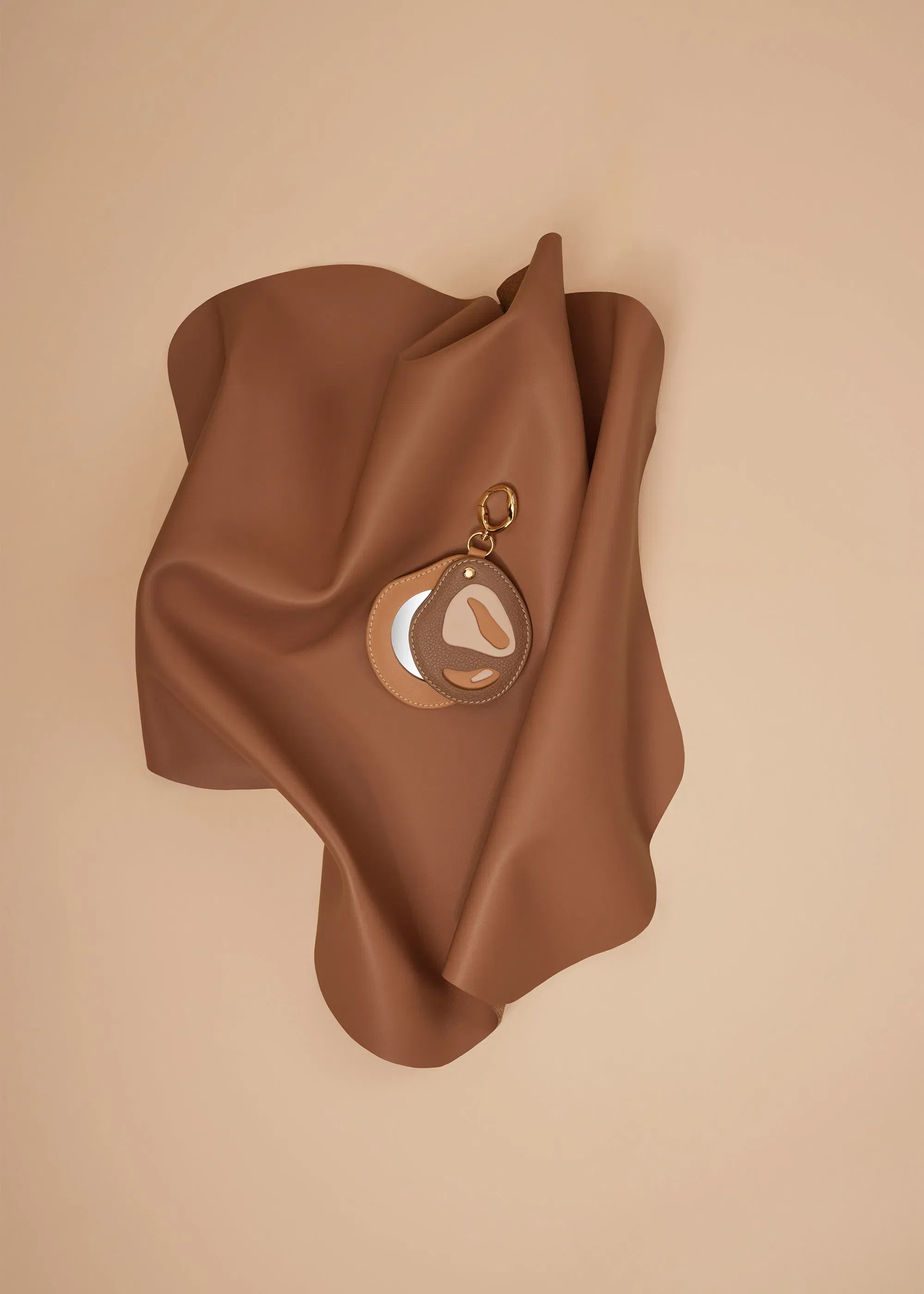 Polene Atla Mirror Trio Camel