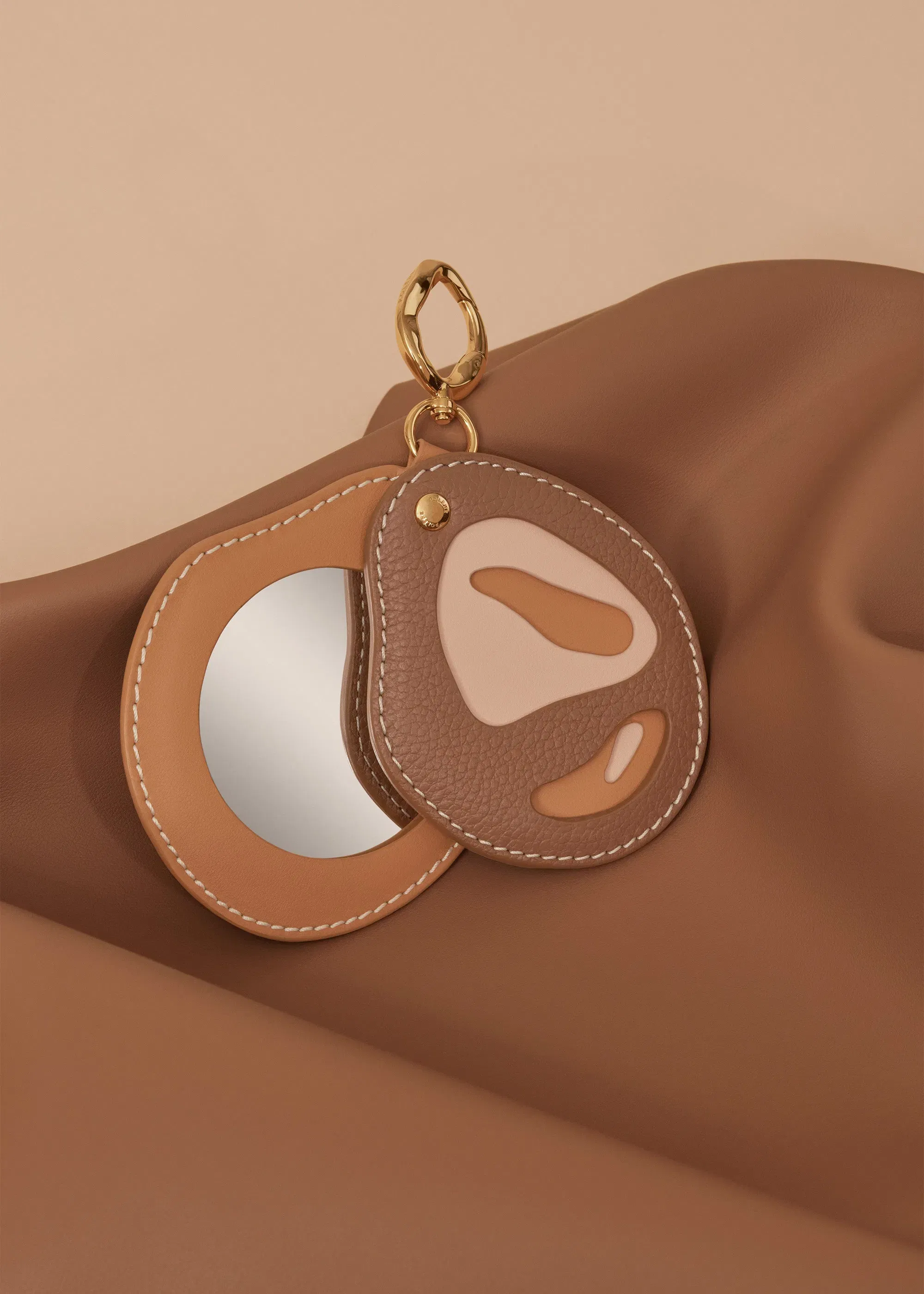 Polene Atla Mirror Trio Camel