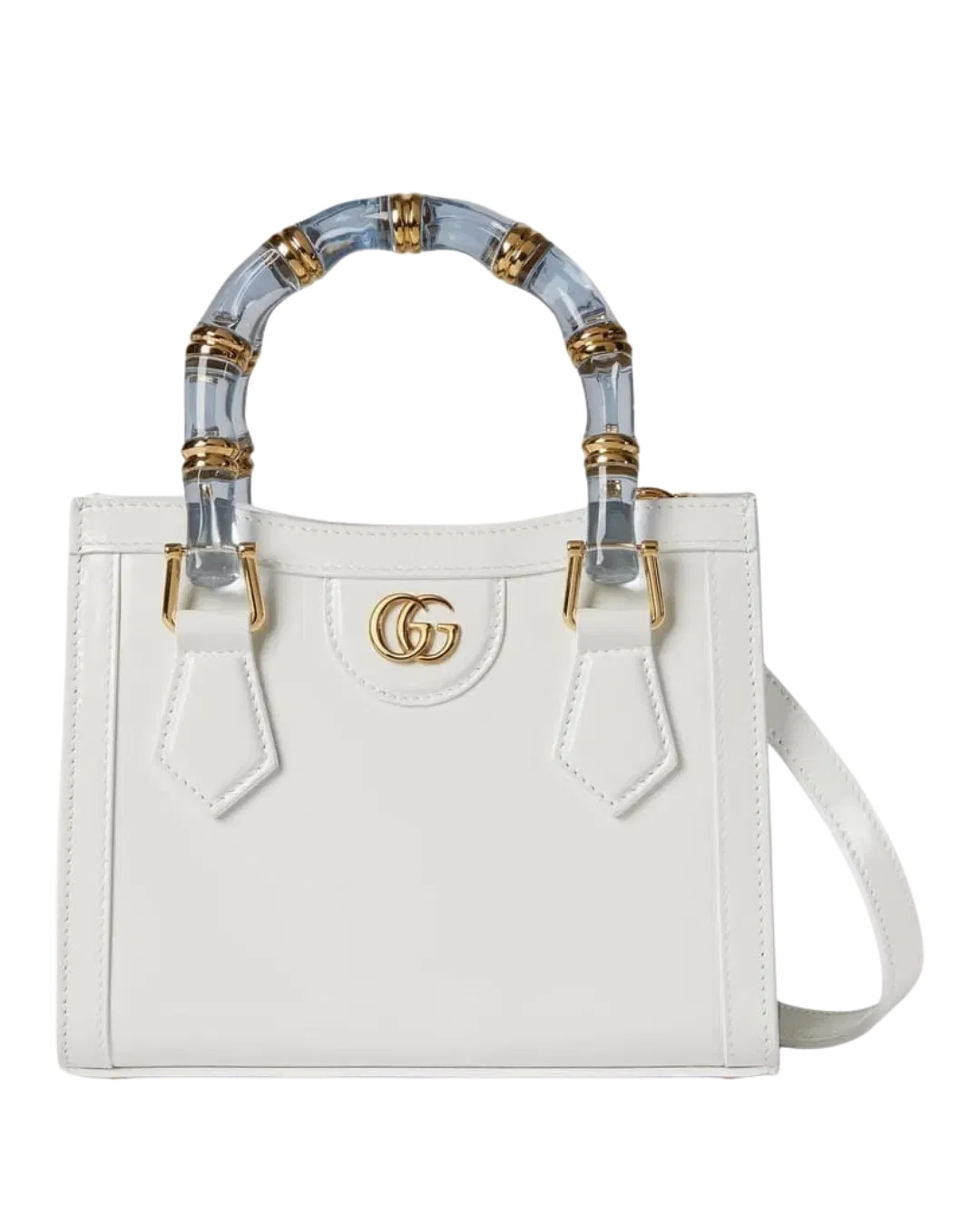 Gucci Diana Polished Leather Tote Bag