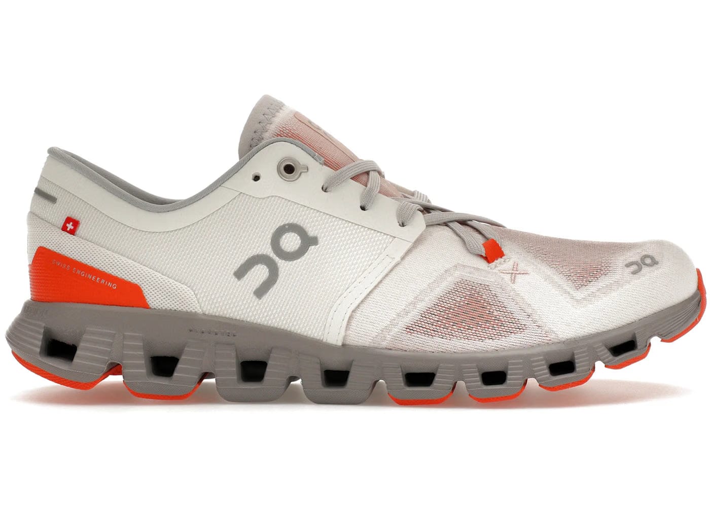 On Running Cloud X 3 Ivory Alloy Womens