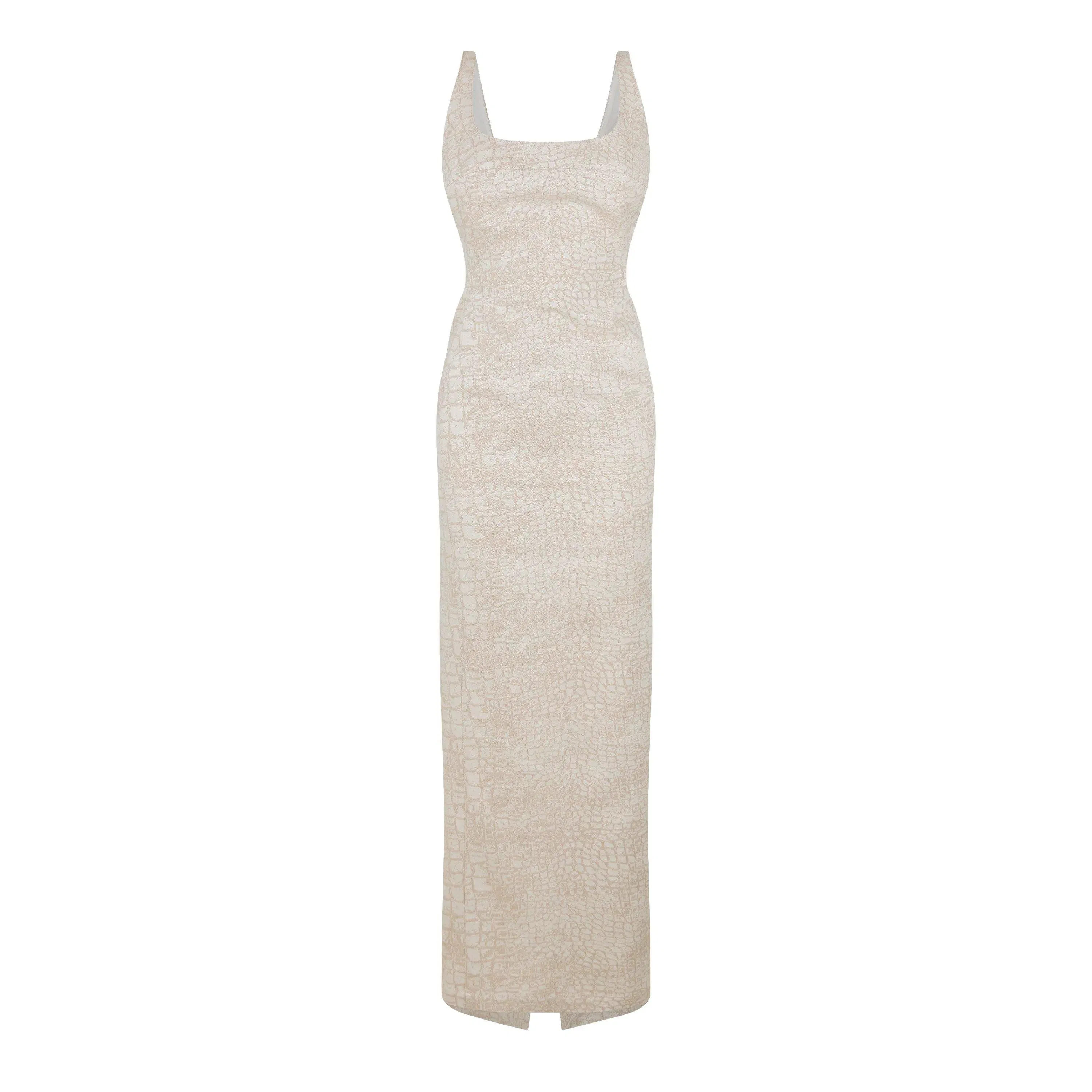 Croc Maxi Dress