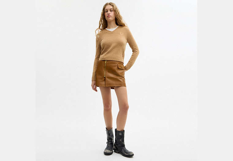 Loved Long Sleeve V-Neck Sweater