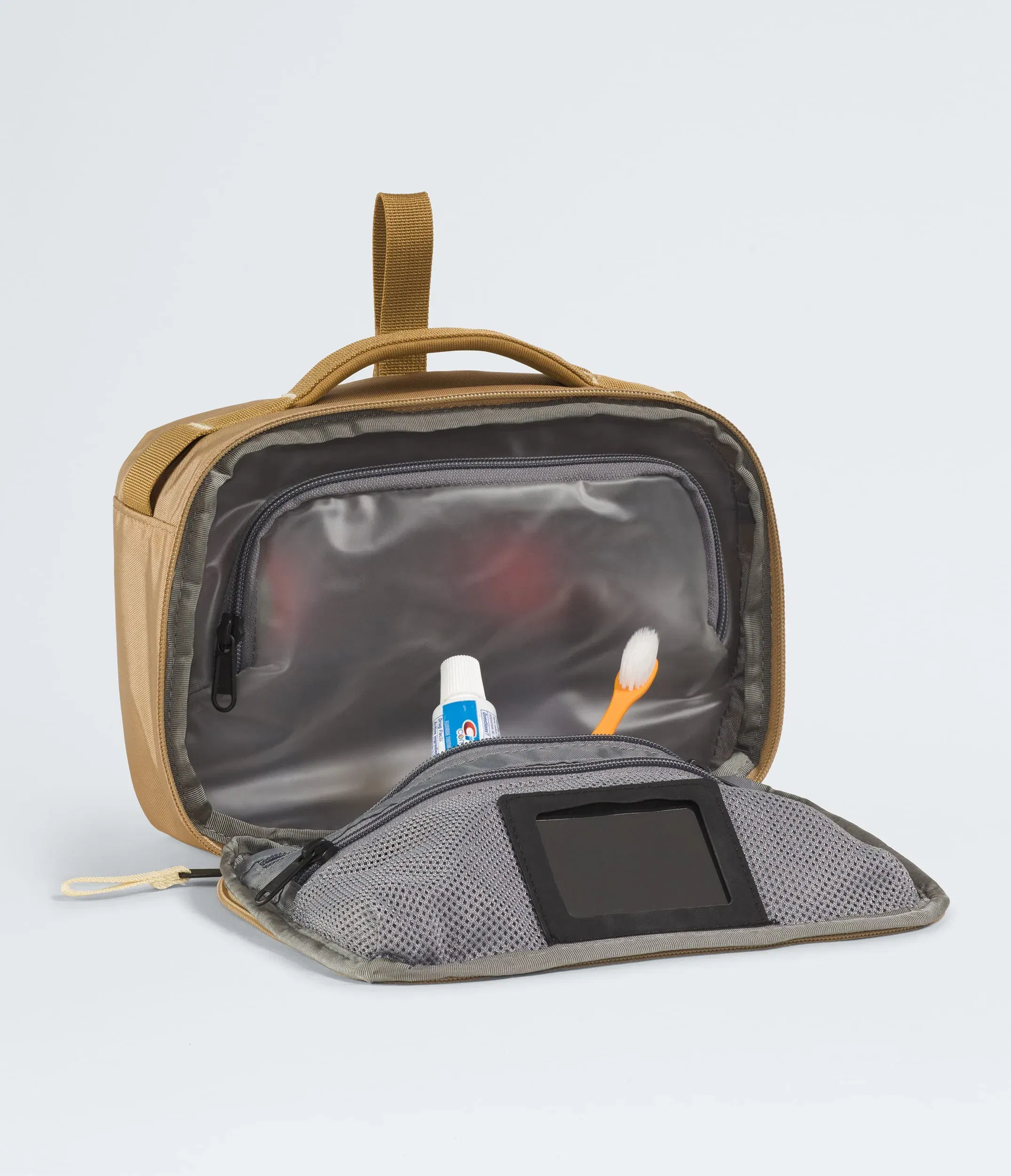 The North Face Base Camp™ Voyager Toiletry Kit Khaki Stone-Utility Brown-Desert Stone