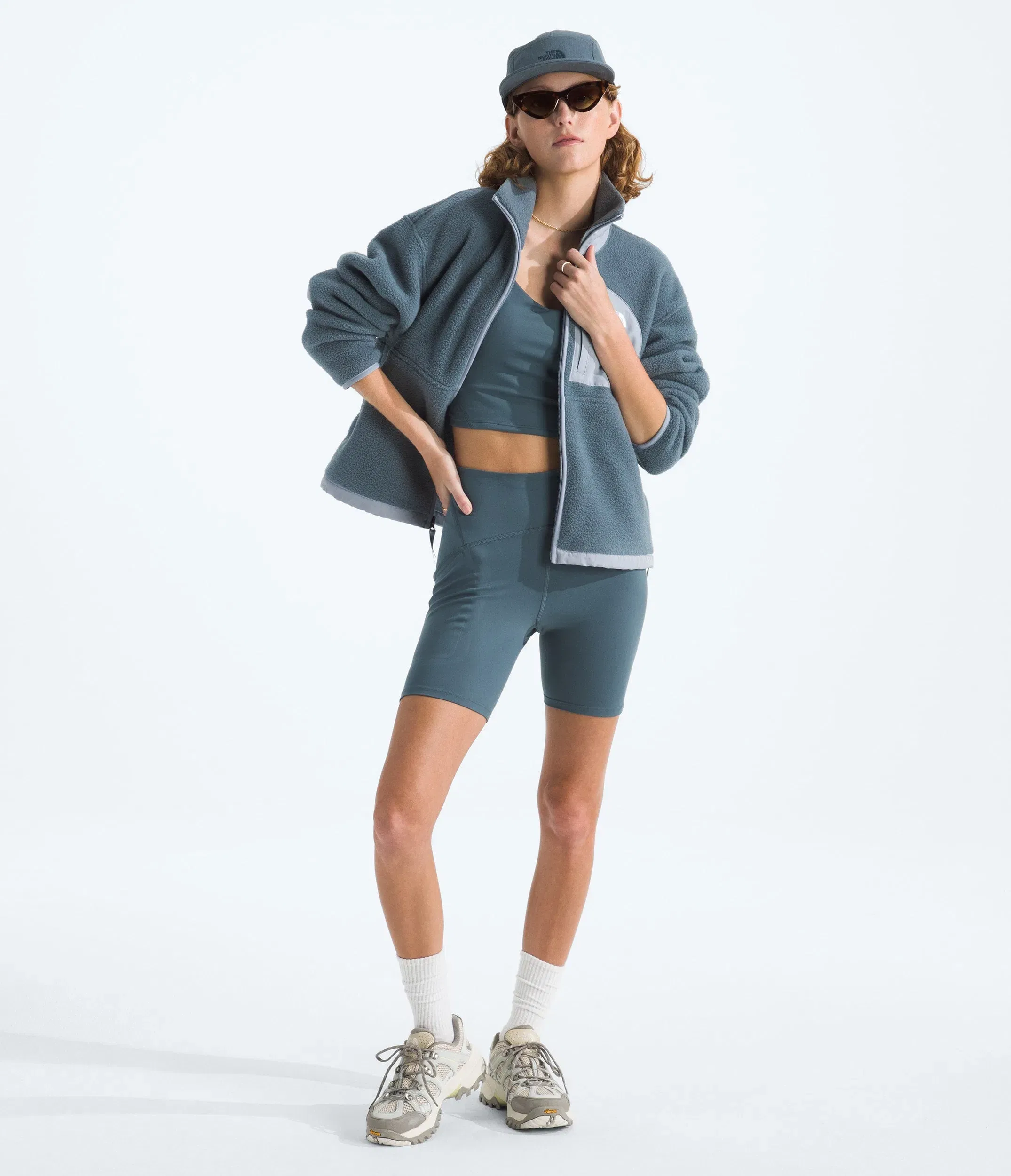 The North Face Women’s Yumiori Off Peak Full-Zip Jacket Granite Grey-Frost Grey