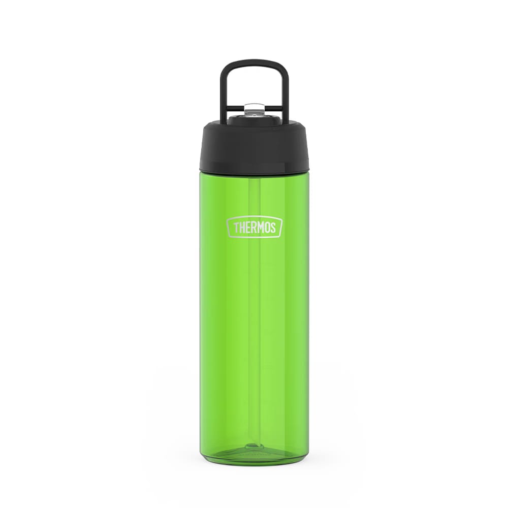 Thermos 26oz Icon Lightweight Water Bottle With Straw Lid Hyper Green