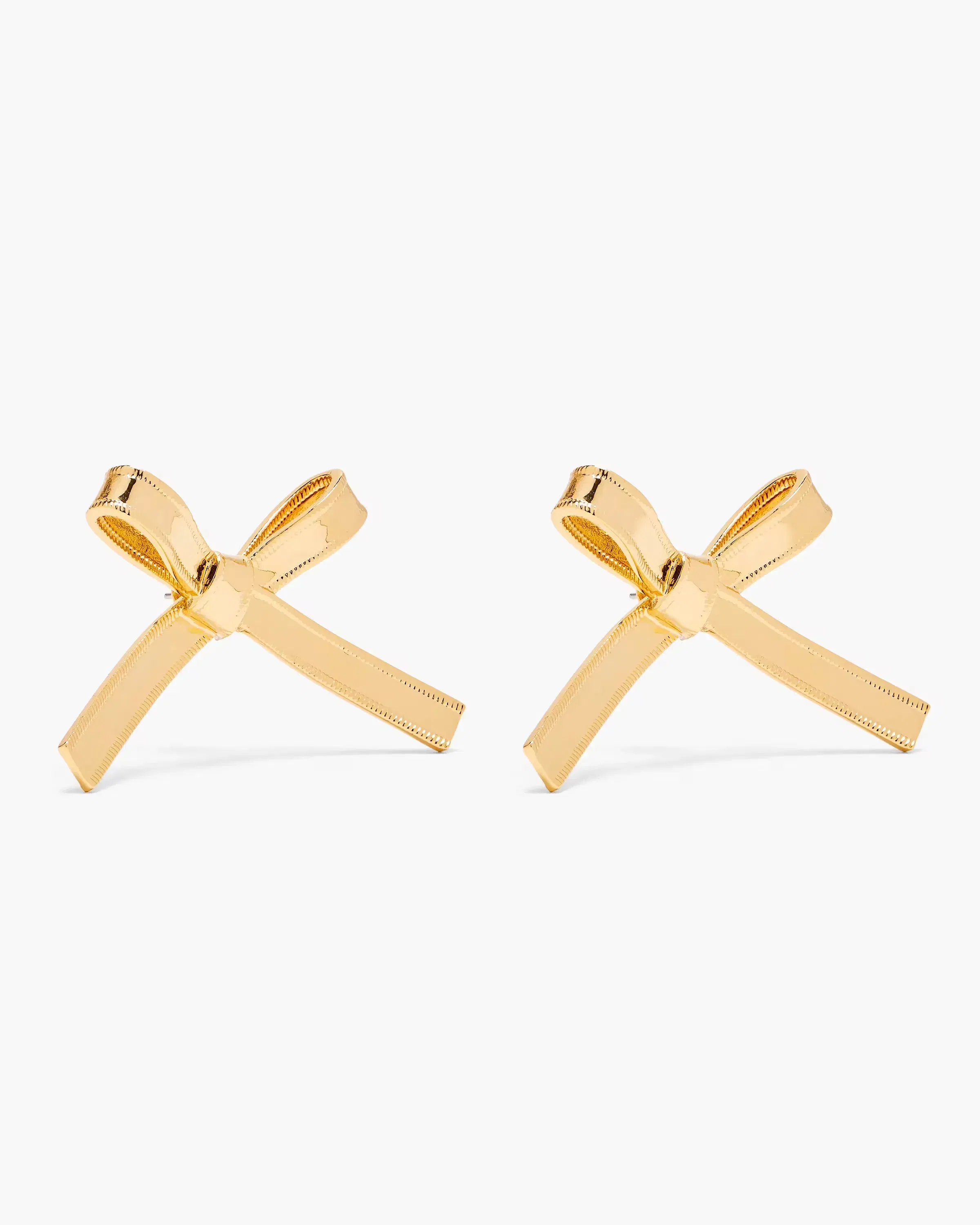 Marc Jacobs The Lingerie Bow Earrings Gold