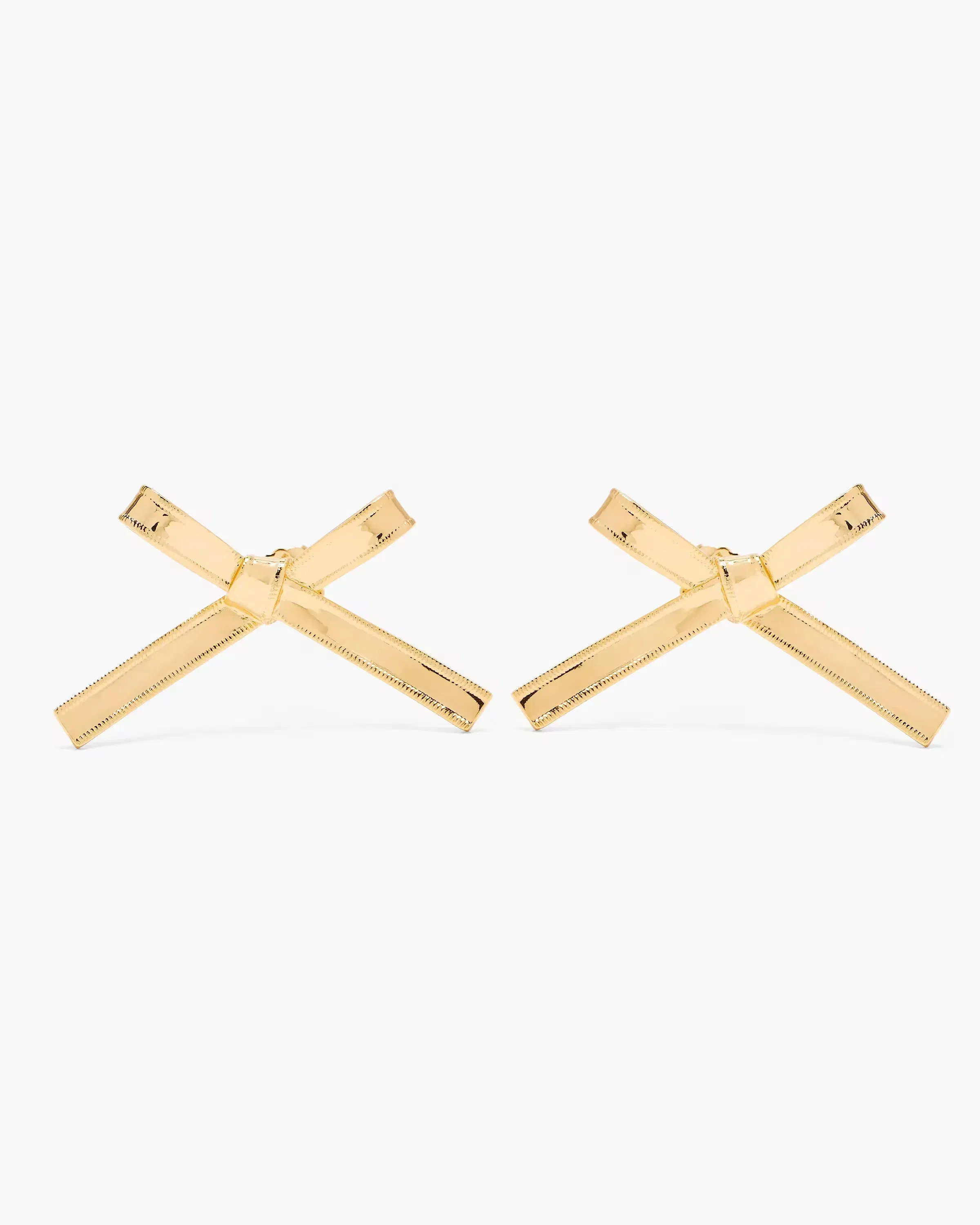 Marc Jacobs The Lingerie Bow Earrings Gold