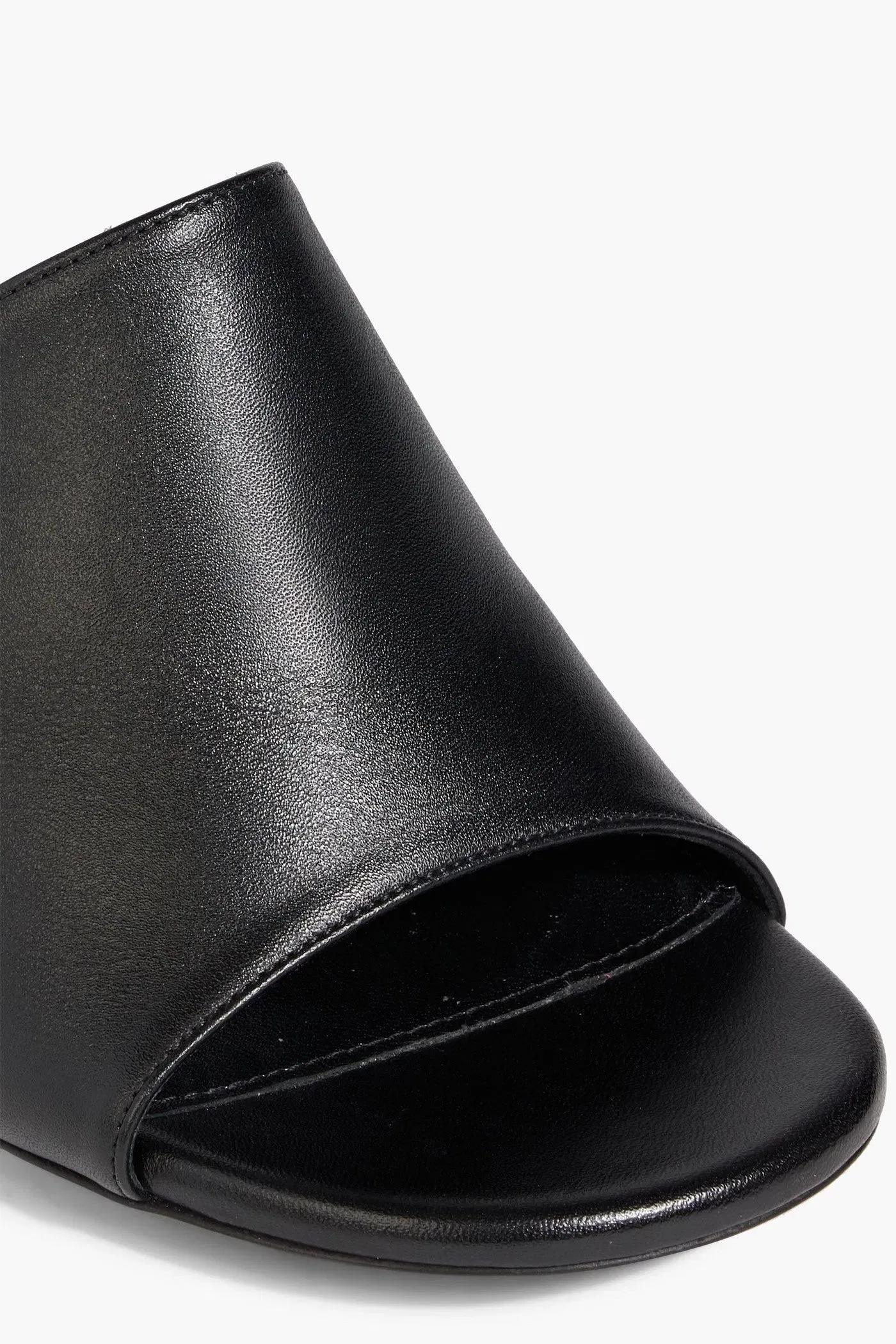 Givenchy G Cube Leather Mules Black Women's