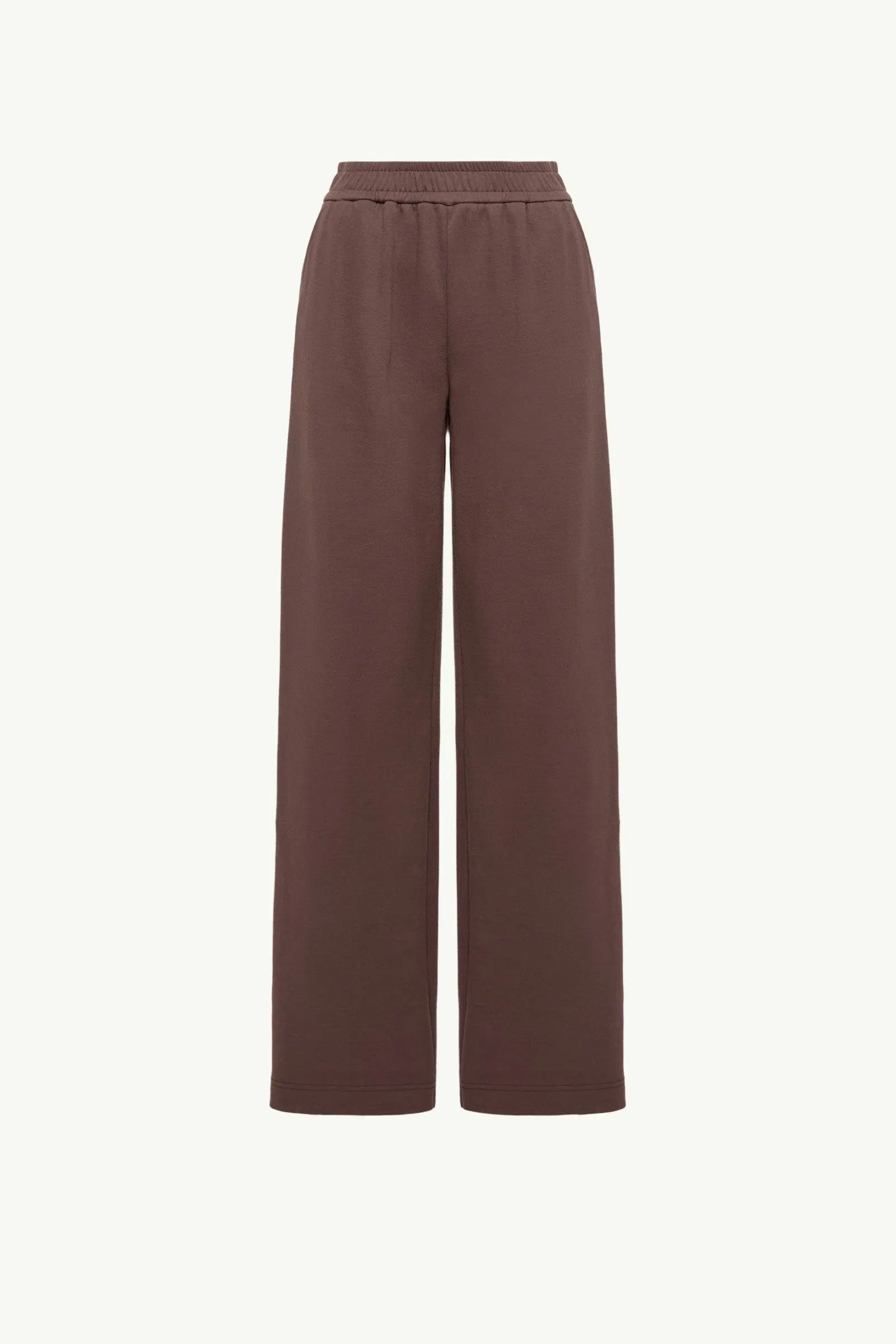 Moncler Logo Cotton Blend Sweatpants Brown Brown