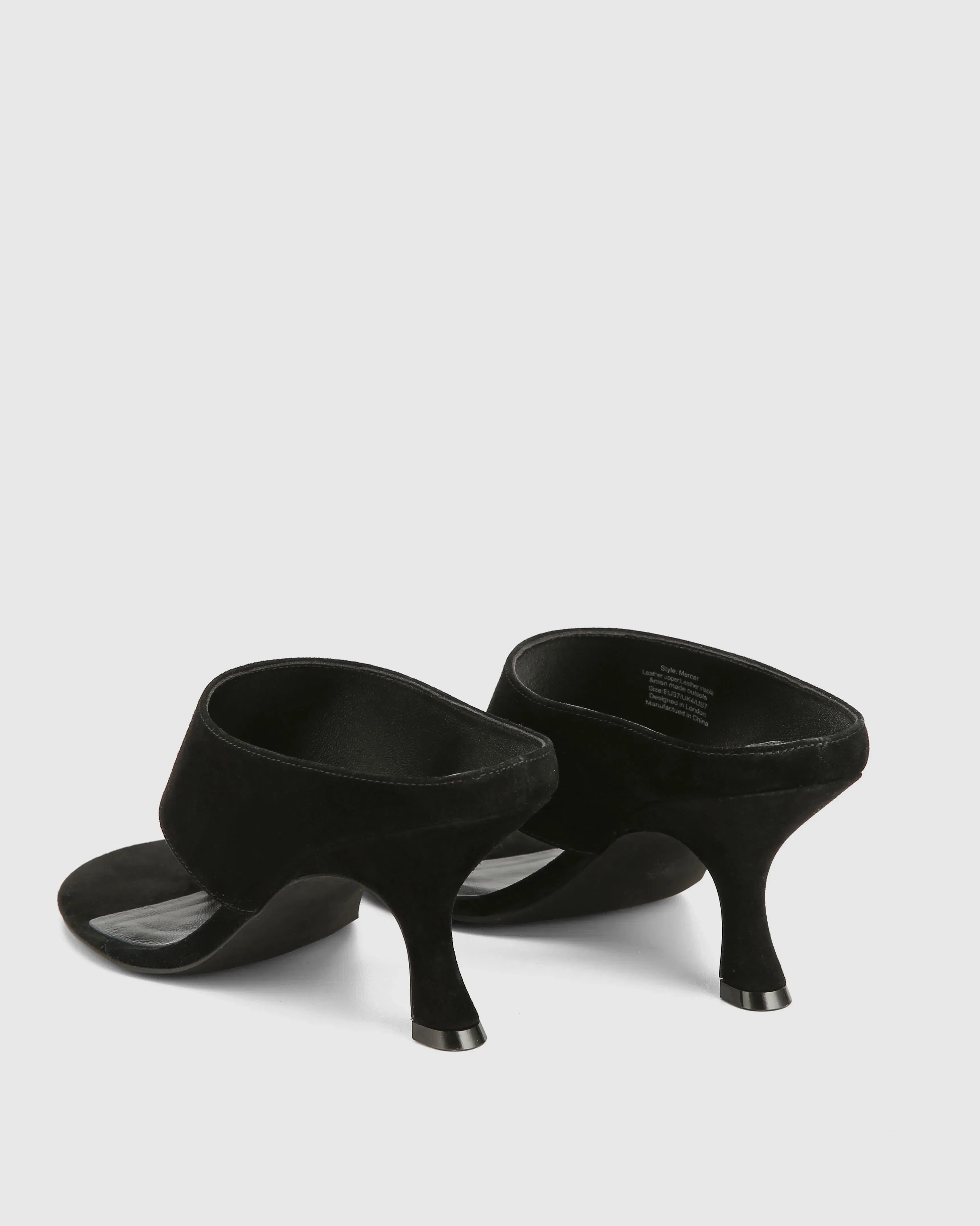 Mercer Black Suede