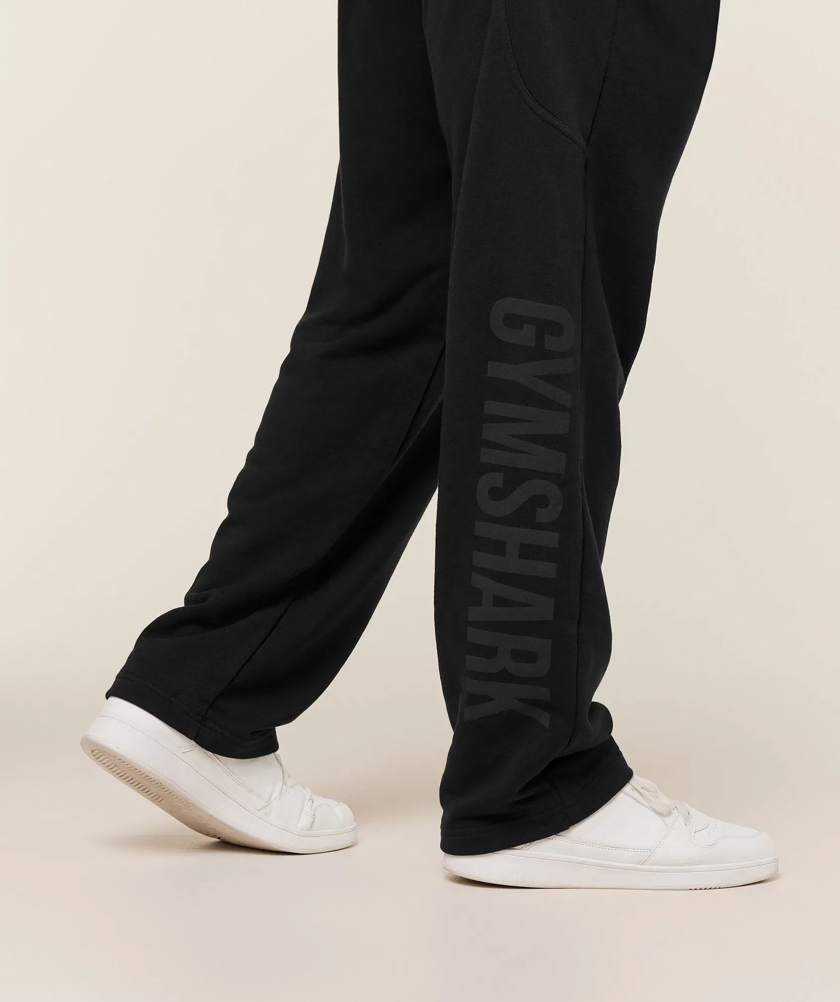 Gymshark Power Straight Leg Pants - GS Black/GS Asphalt Grey
