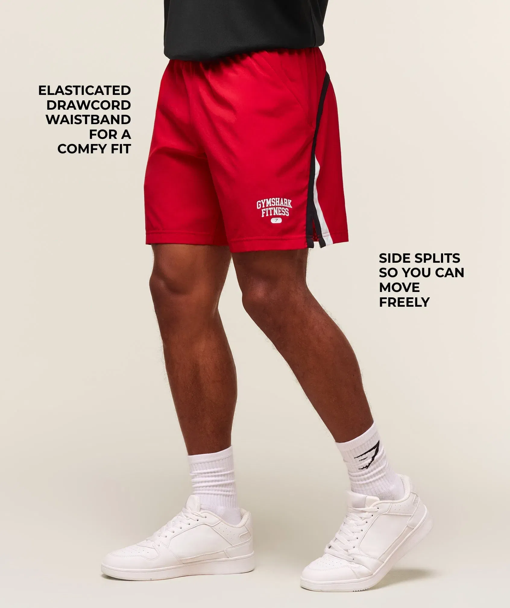 Gymshark Campus 7" Shorts - Conditioning Red