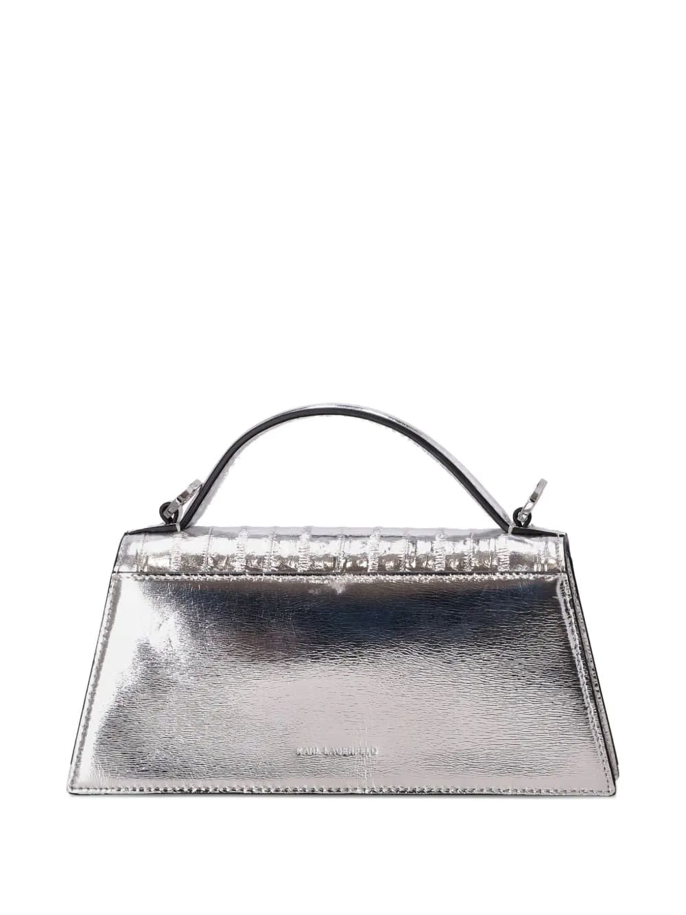 metallic tote bag
