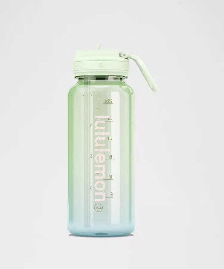 Back to Life Clear Bottle 32oz Straw Lid