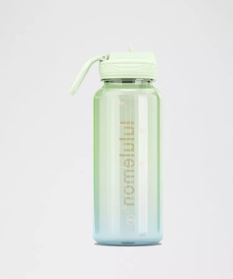 Back to Life Clear Bottle 32oz Straw Lid