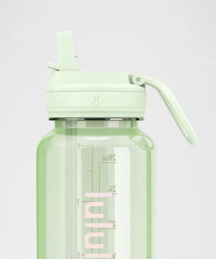 Back to Life Clear Bottle 32oz Straw Lid