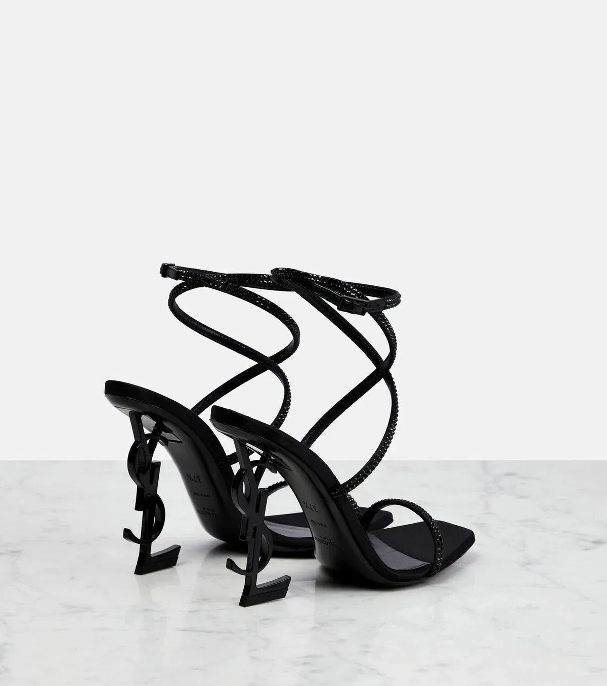 Saint Laurent - Opyum 110 crystal-embellished sandals