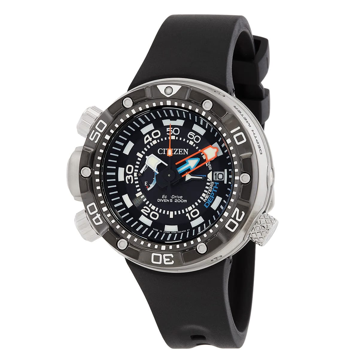 Citizen Promaster Marine Eco-Drive Black Dial Mens Watch