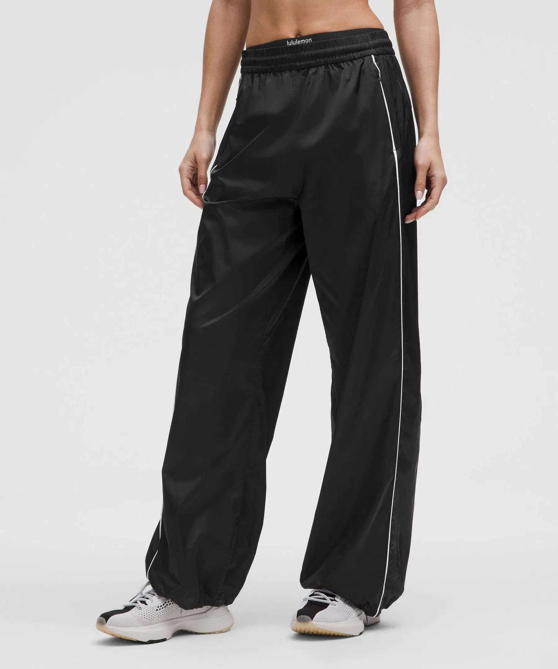 Lululemon Stretch Satin Nylon Mid-Rise Pant