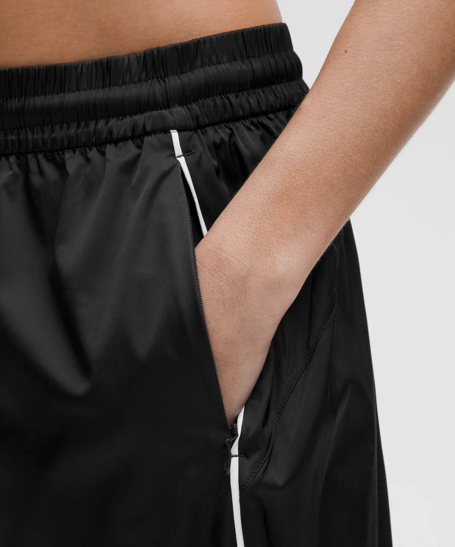 Lululemon Stretch Satin Nylon Mid-Rise Pant