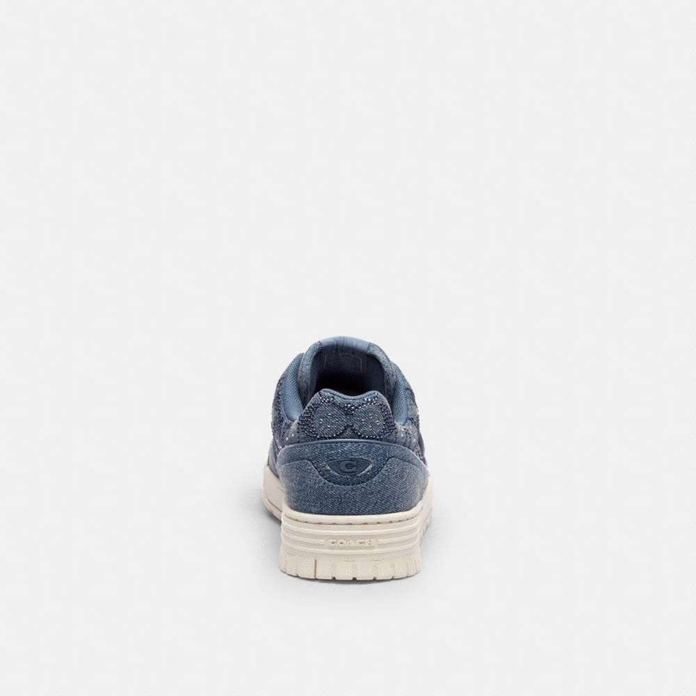 Women's Coach Soho Sneaker In Signature Denim Denim Blue