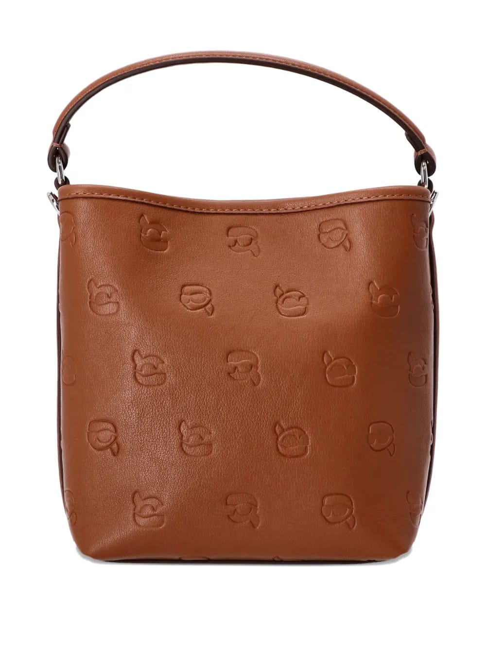 debossed-logo tote bag
