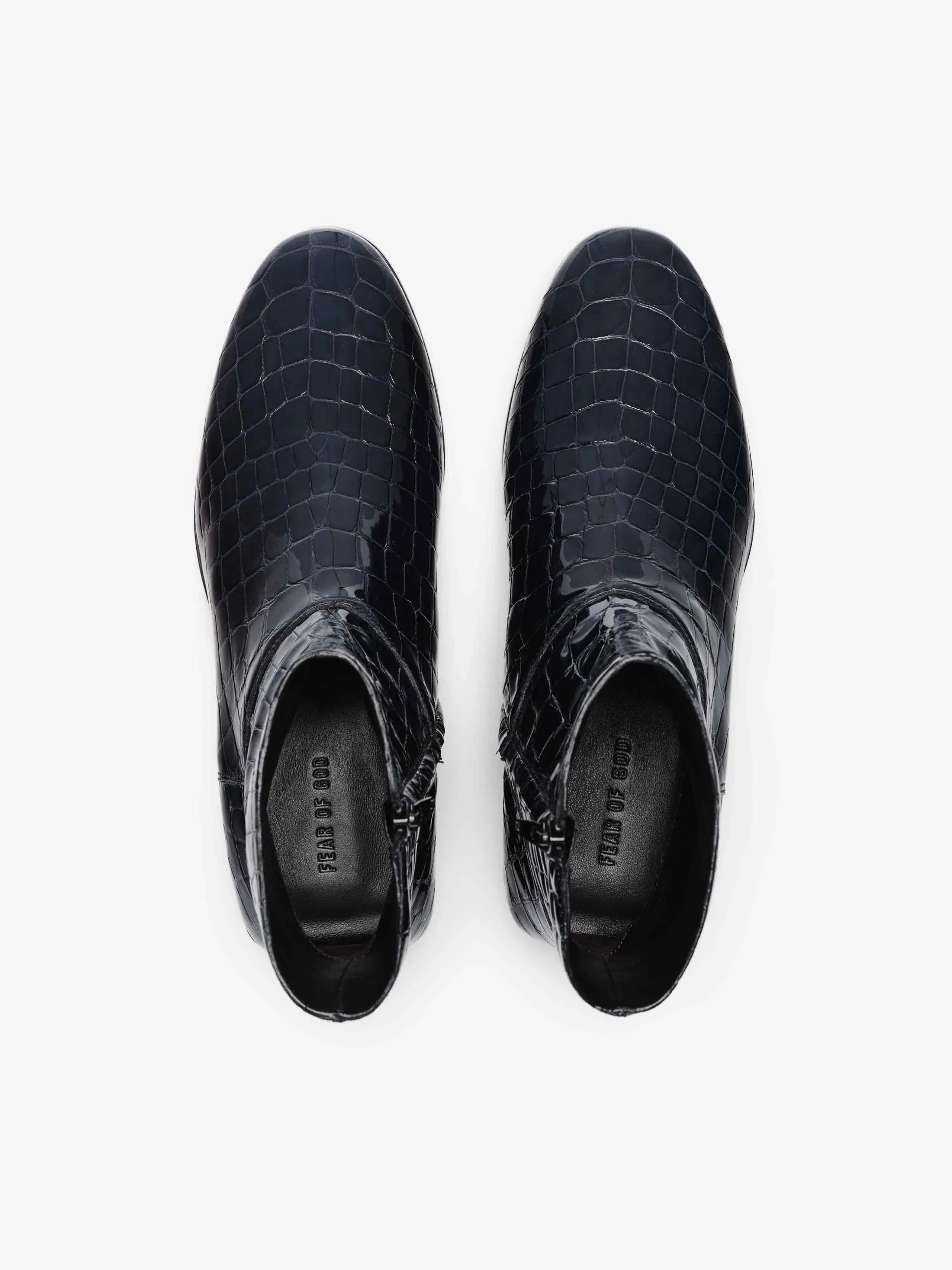 Essentials Croc Printed Ankle Boot Midnight Blue