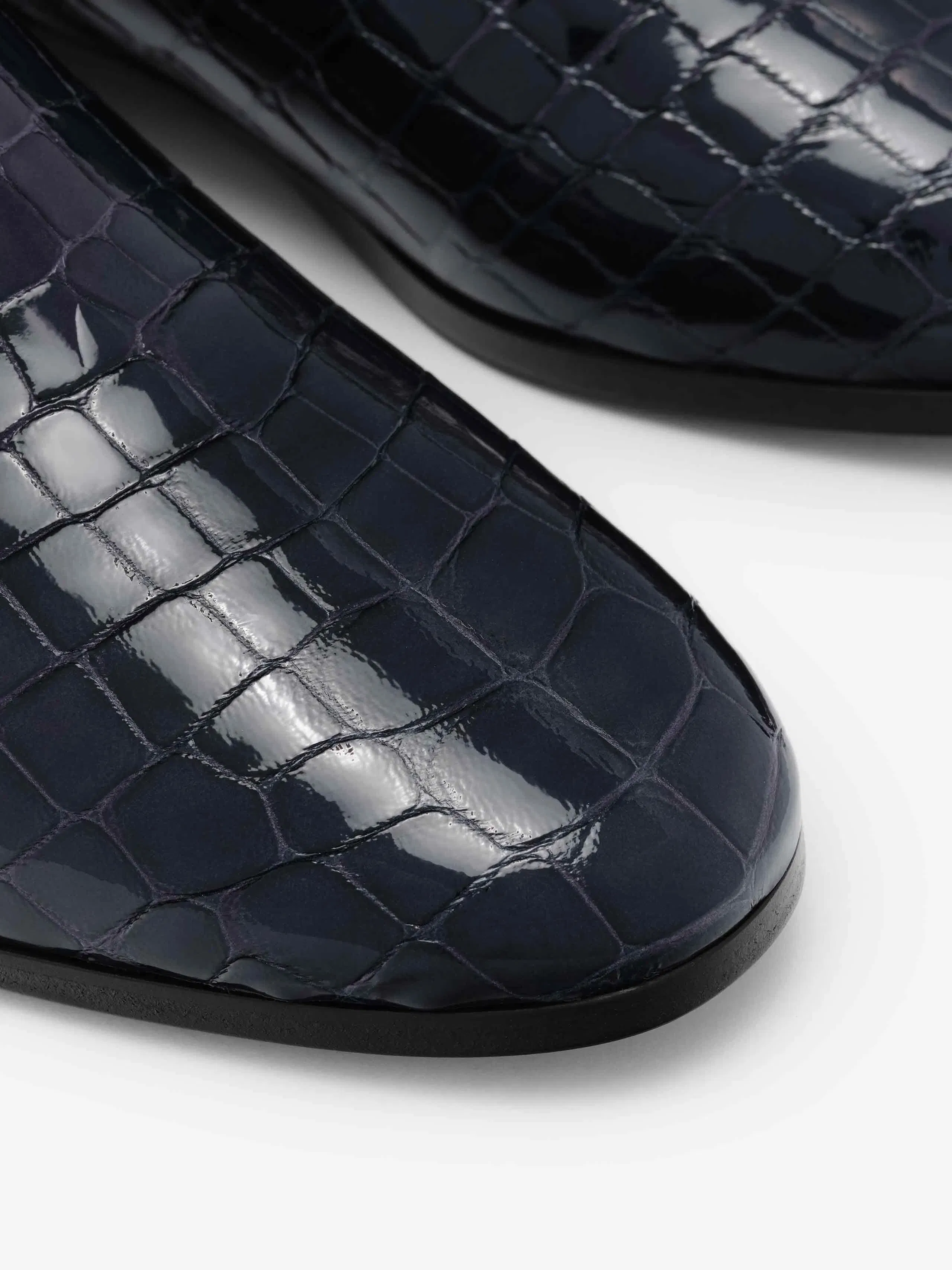Essentials Croc Printed Ankle Boot Midnight Blue
