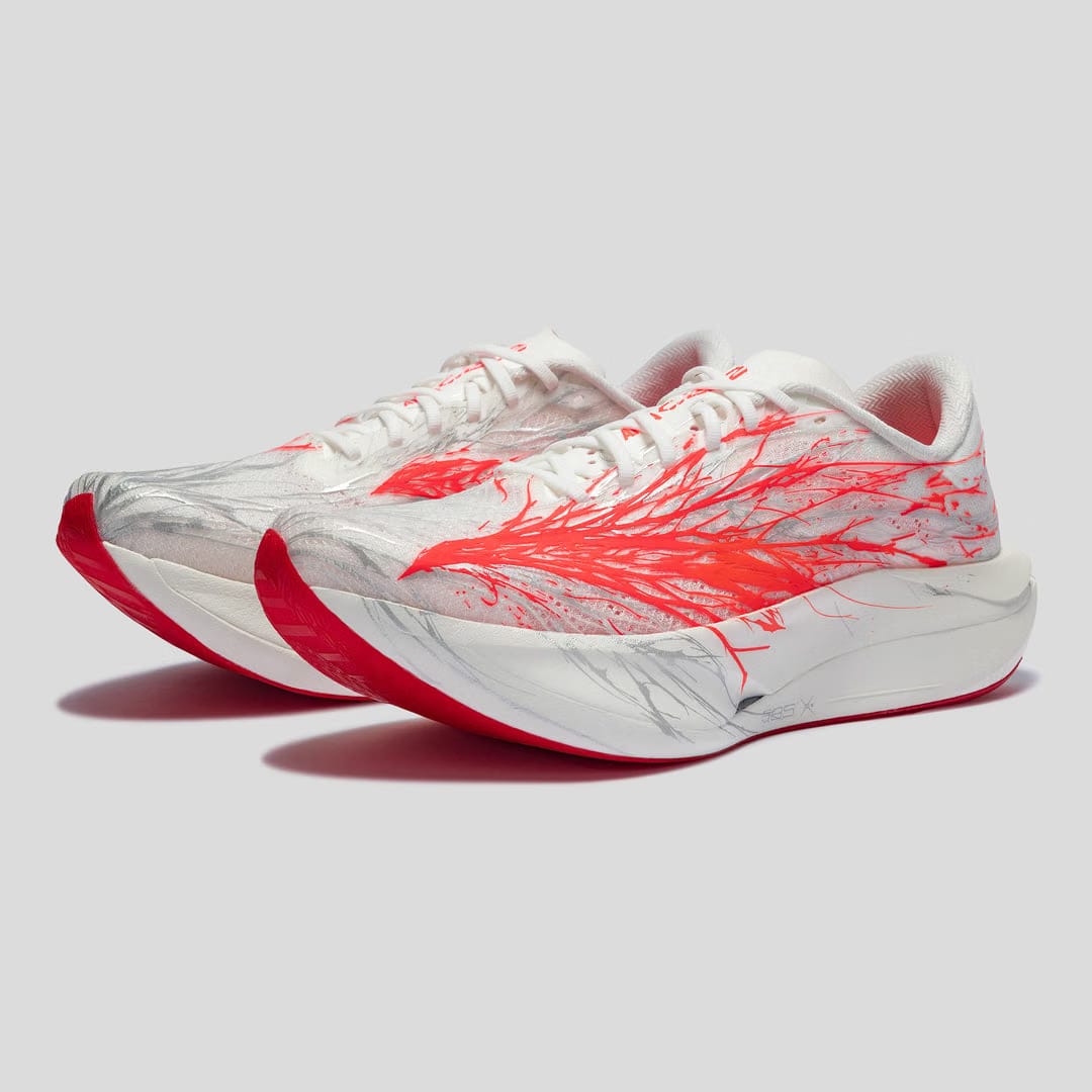 Women's ANTA C202 7 - White/Red/Silver