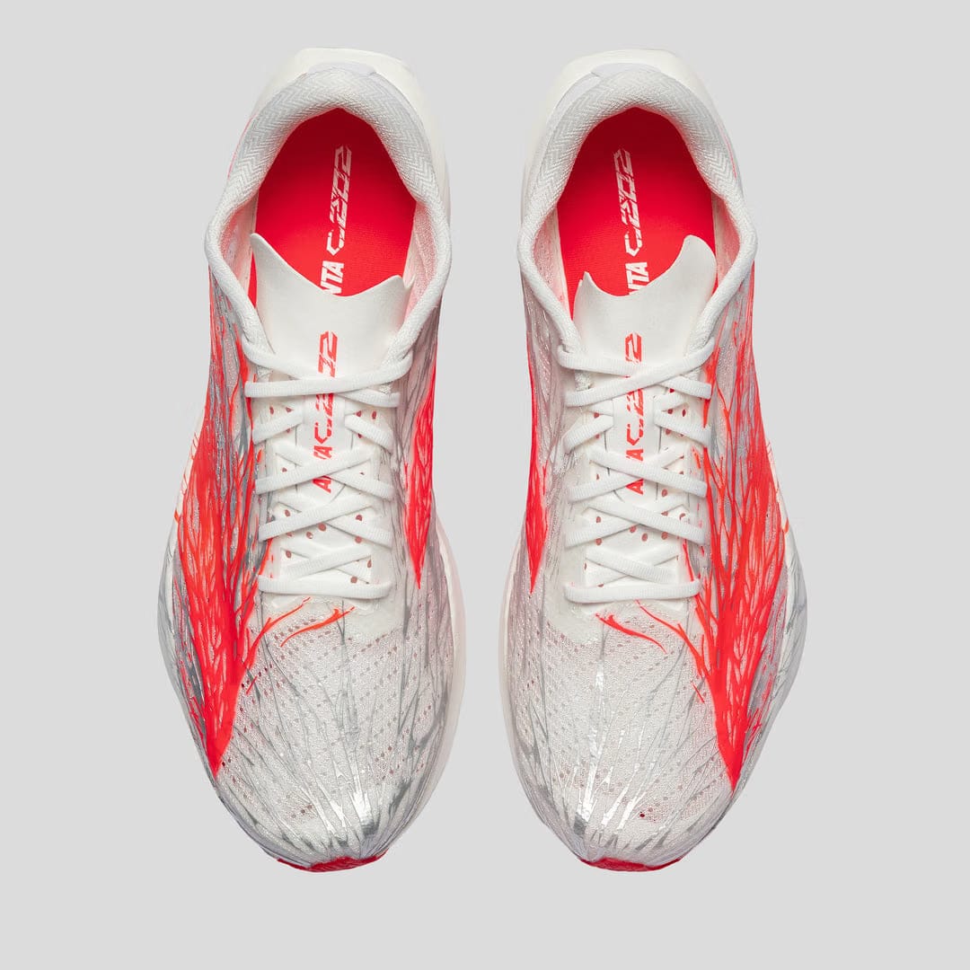 Women's ANTA C202 7 - White/Red/Silver