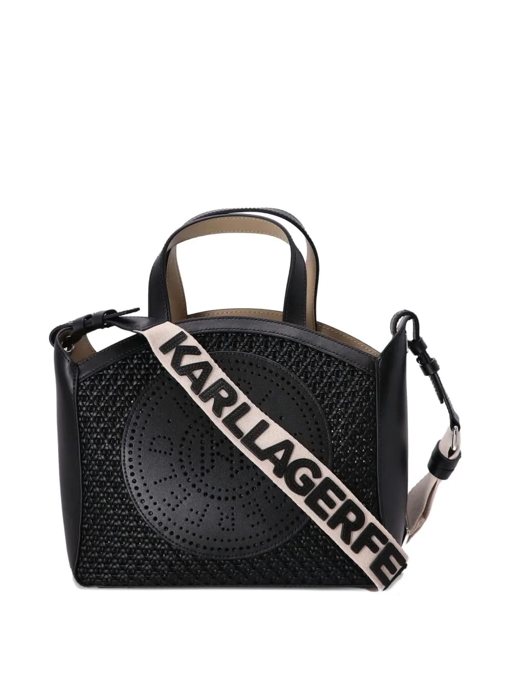 small perforated-logo tote bag