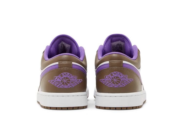 Air Jordan 1 Low Palomino And Wild Berry