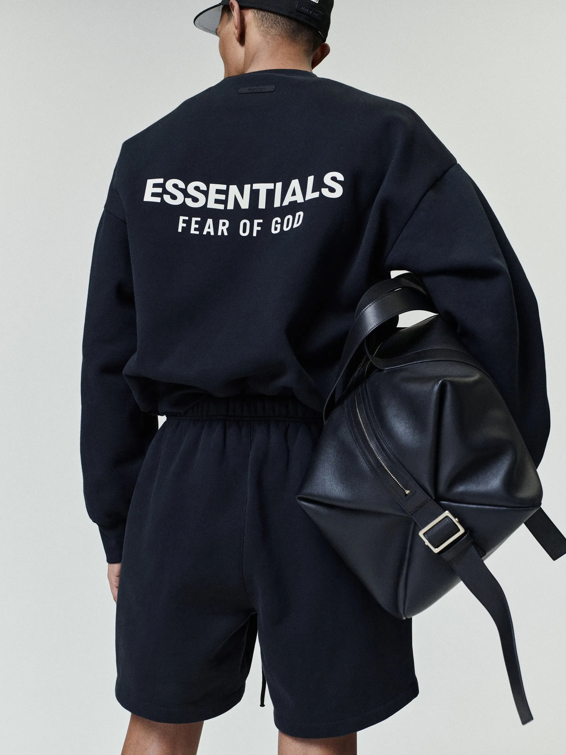 Essentials Essentials Ss26 Classic Crewneck Sweatshirt Vintage Black