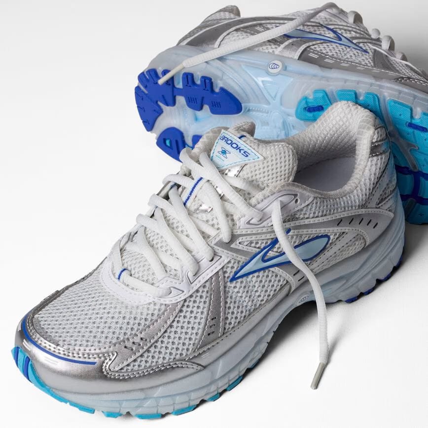 Brooks Adrenaline GTS 10 White/Dazzling Blue/Breeze