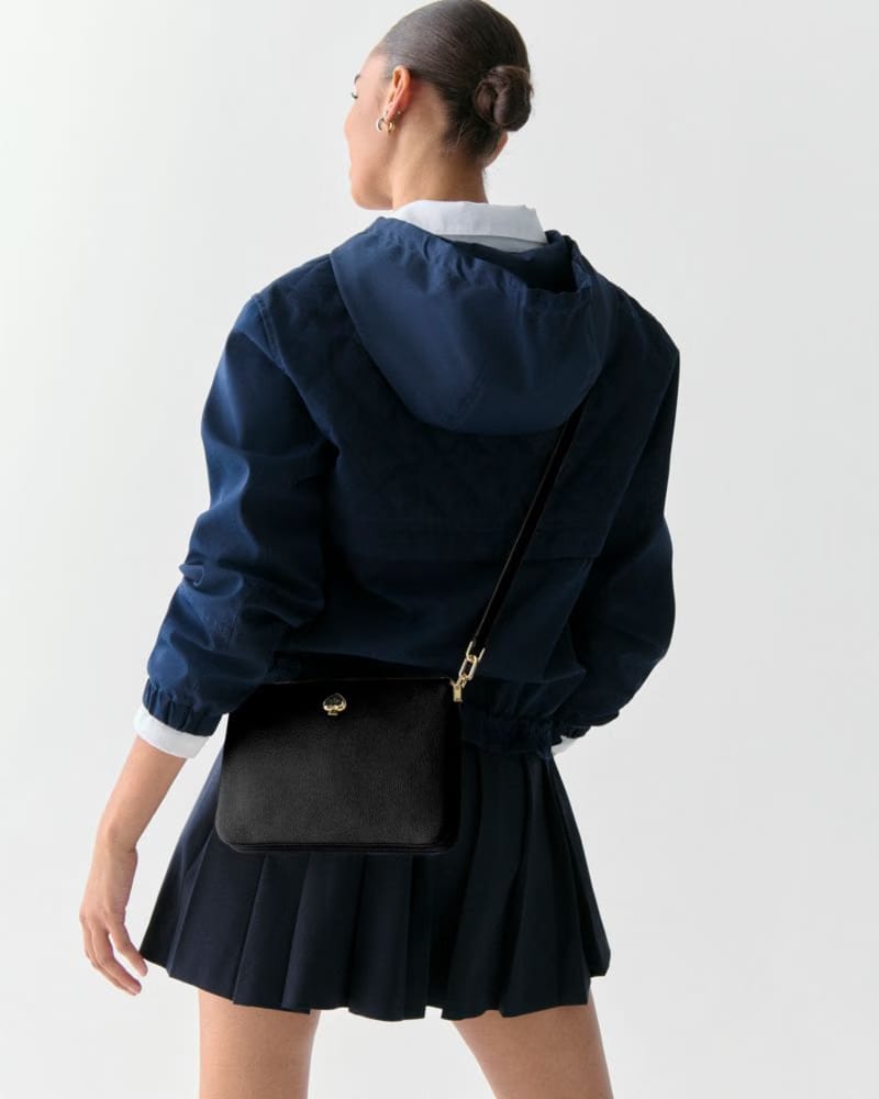 KateSpade Kayla Triple Crossbody Bag Black