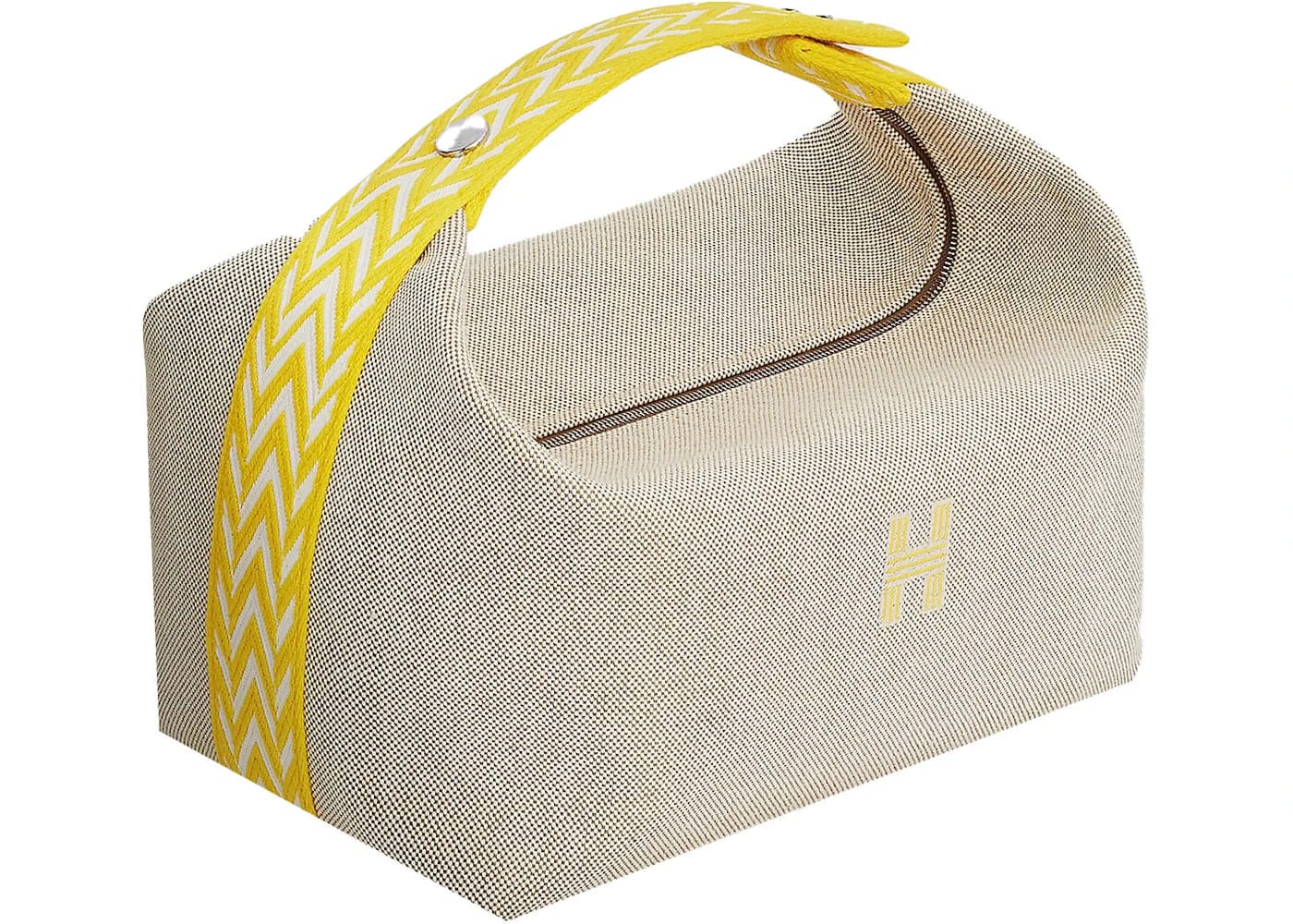 Hermes Case Bride-A-Brac Large Jaune Citron