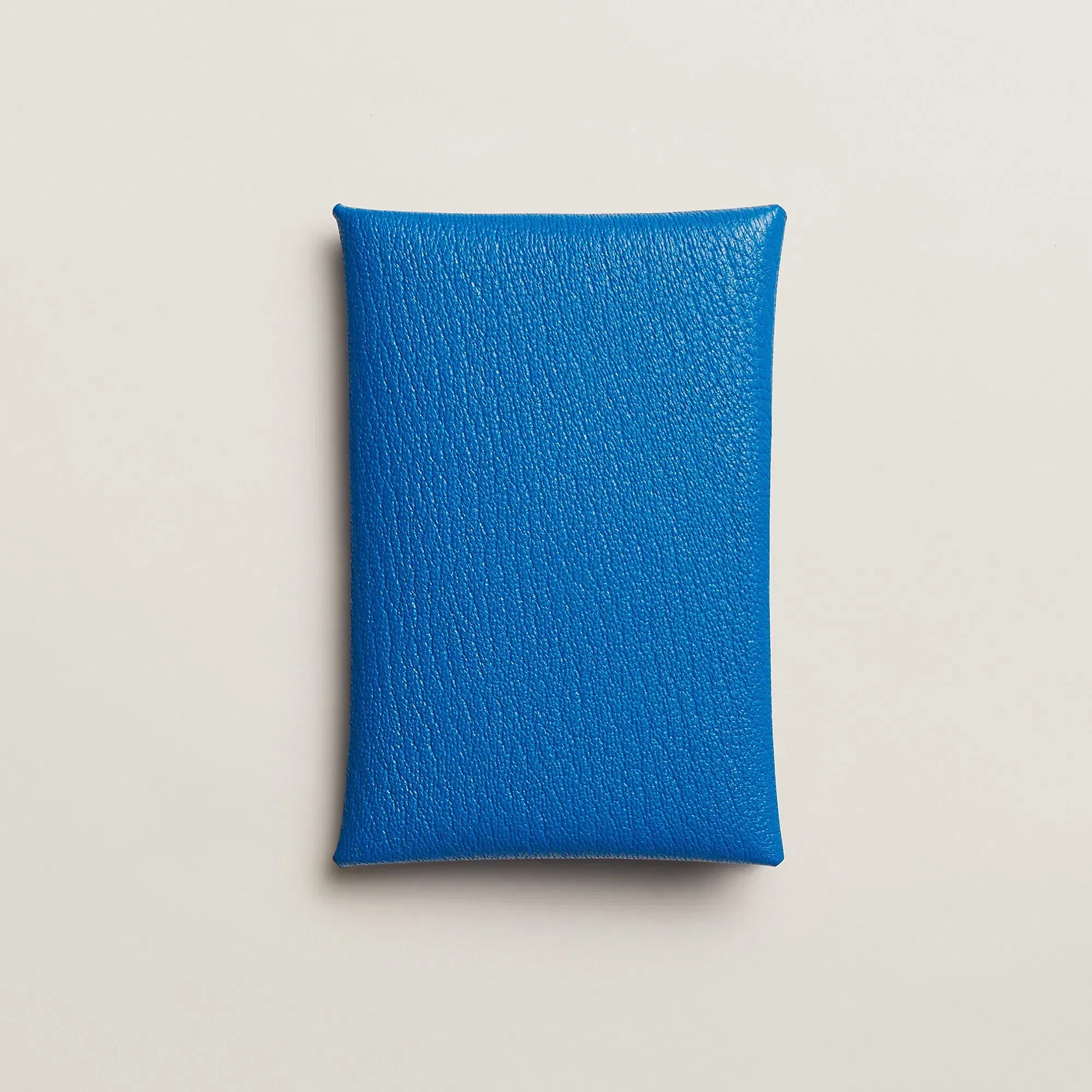 Hermes Calvi Card Holder Toupe