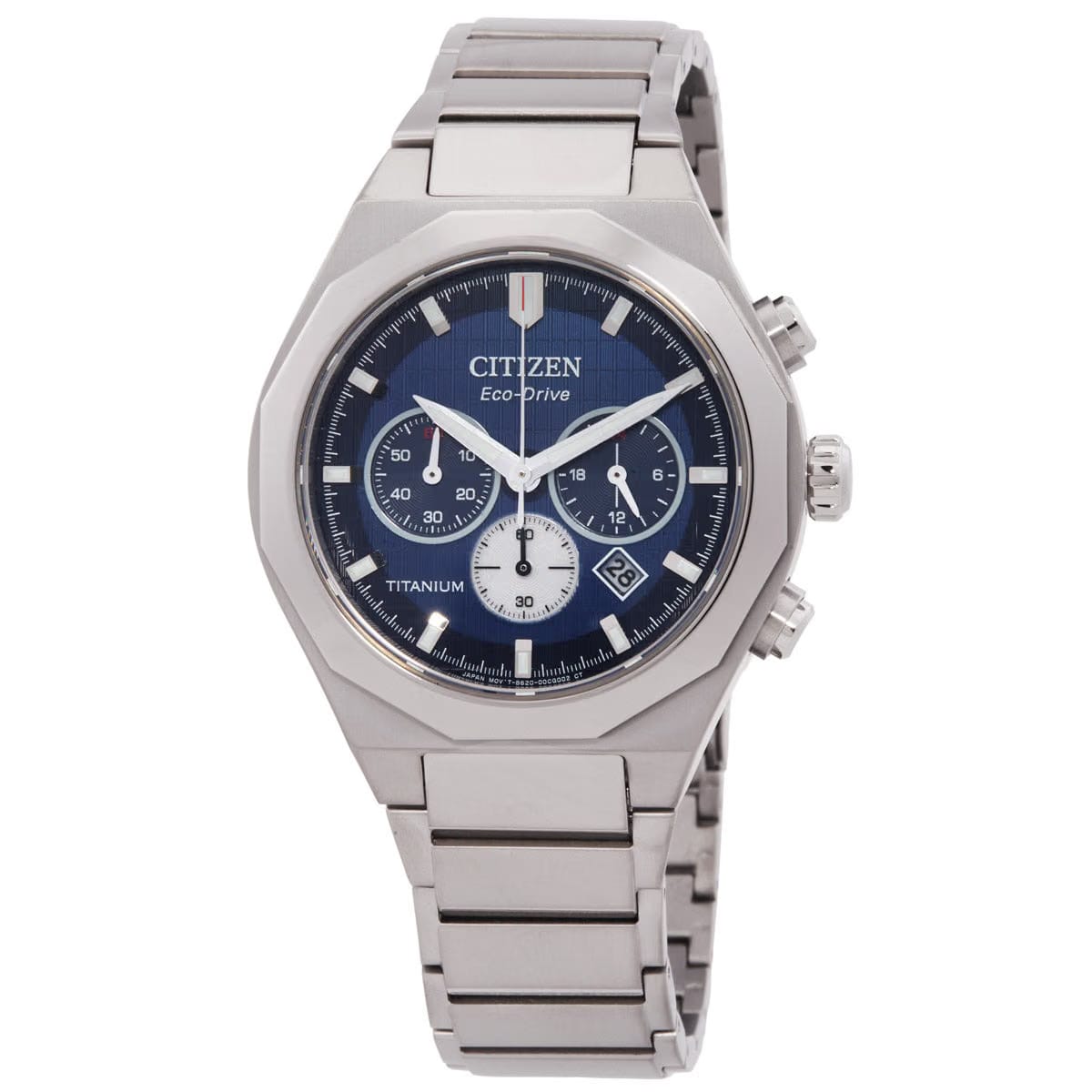 Citizen Zenshin Senkei Chronograph Blue Dial Mens Watch