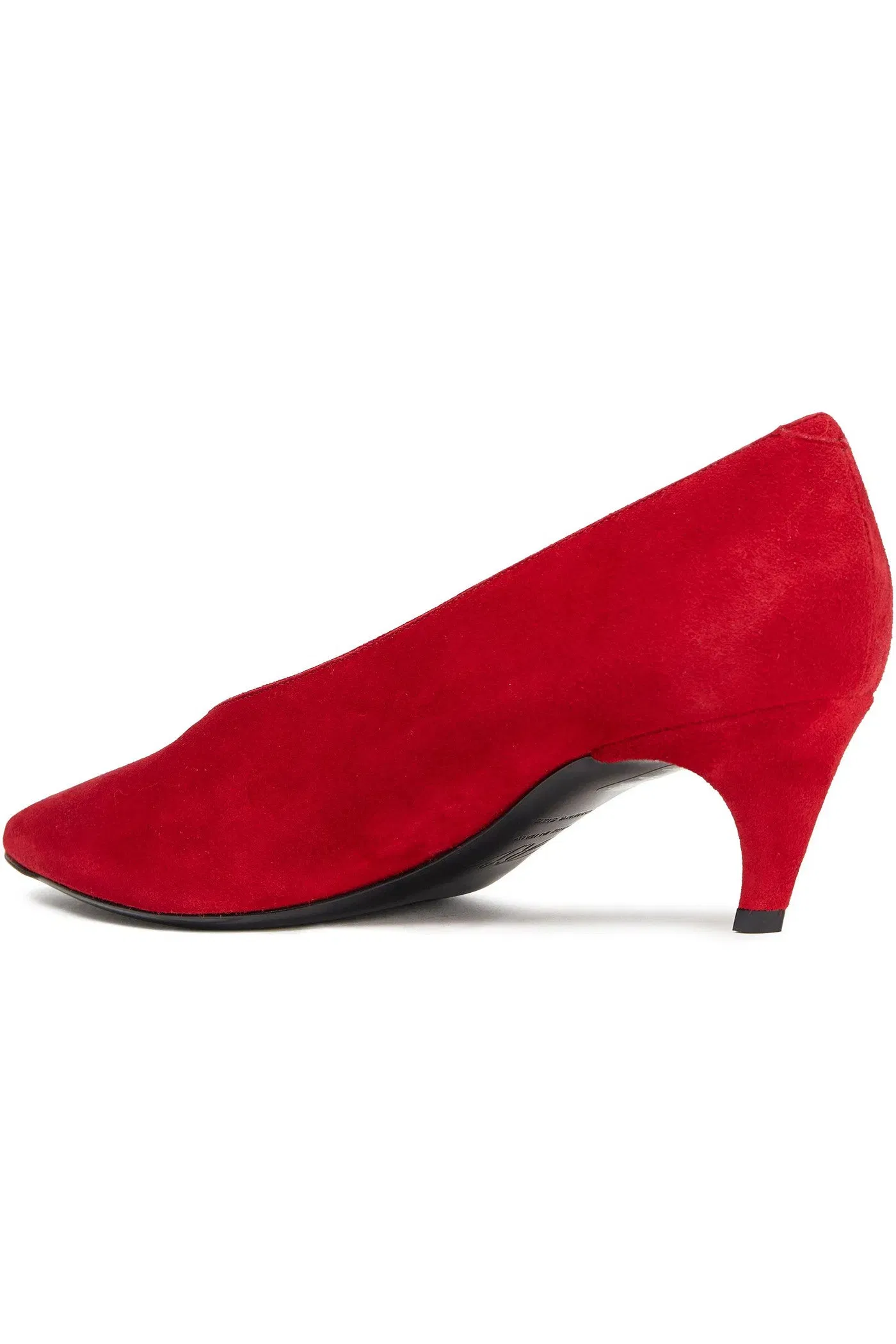 Roger Vivier Choc Real Suede Pumps Red Women's