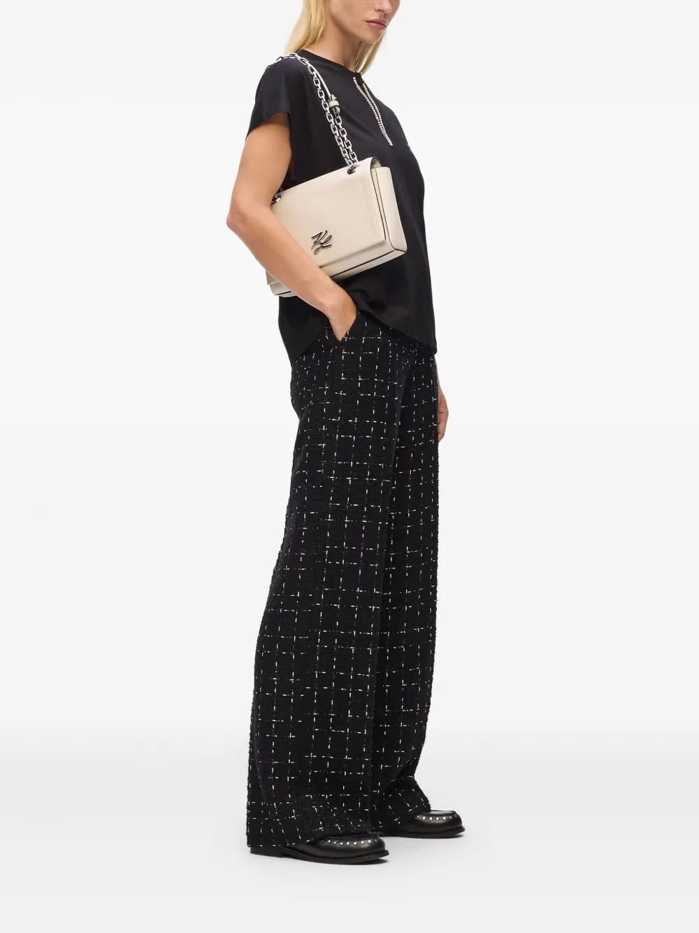 K/Autograph leather shoulder bag