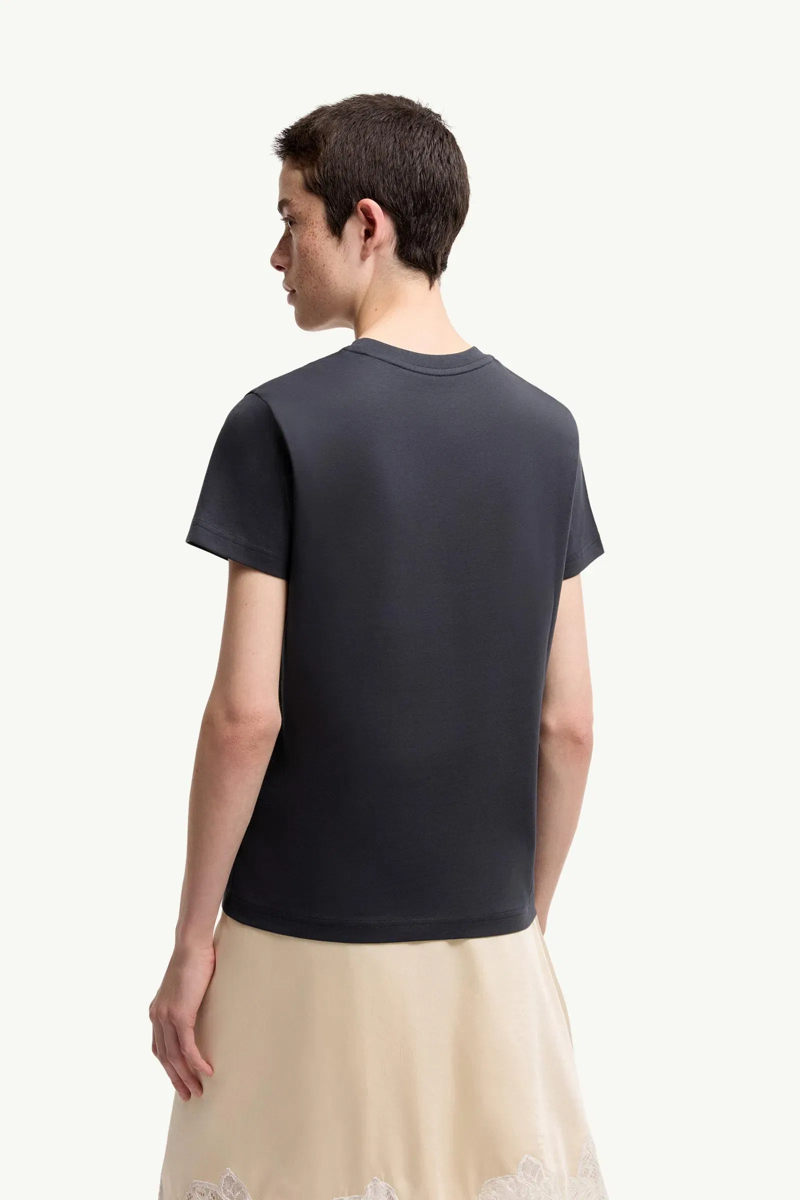 Moncler Logo Patch Cotton T-Shirt (Pack Of Three) Blue & White & Grey Blue & White & Grey