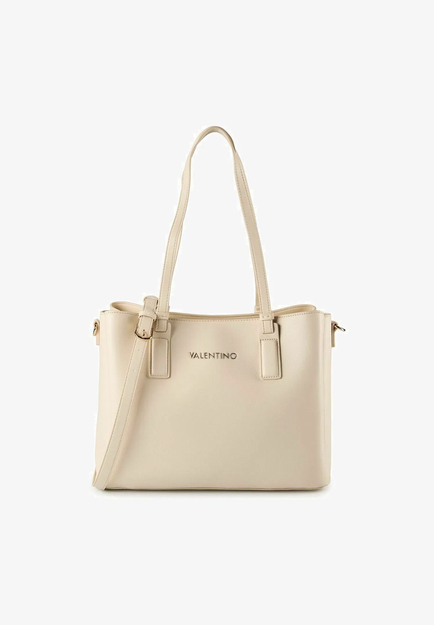 Valentino Clio Re Shopper - Handbag - Ecru