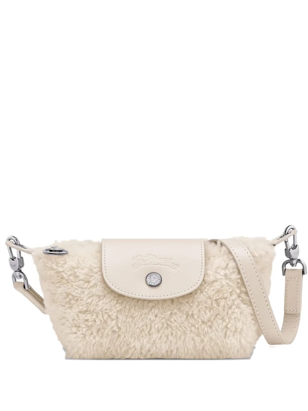 Le Pliage Xtra XS shearling mini bag