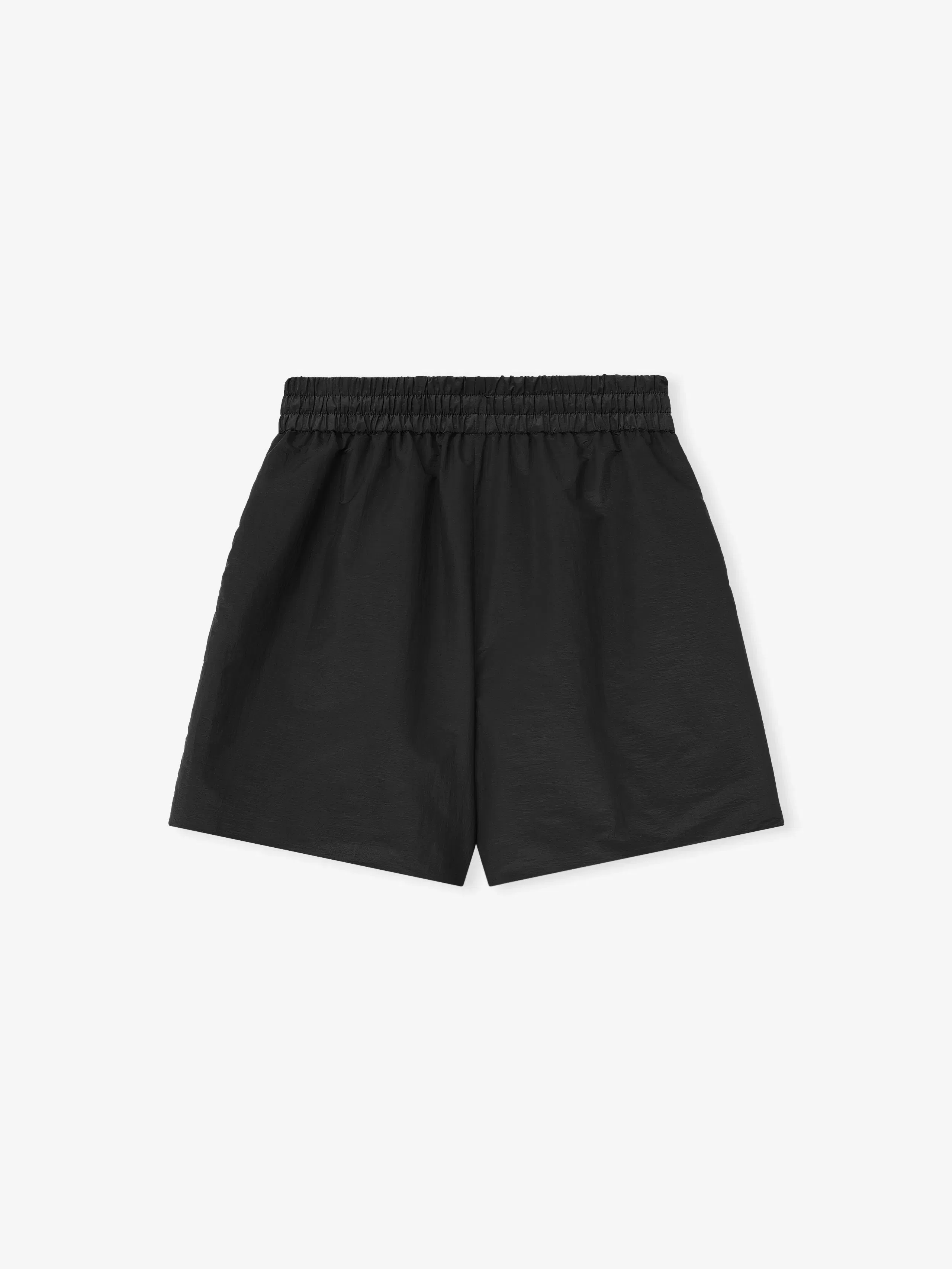 Essentials Nylon Taffeta Padded Sport Short Off Black