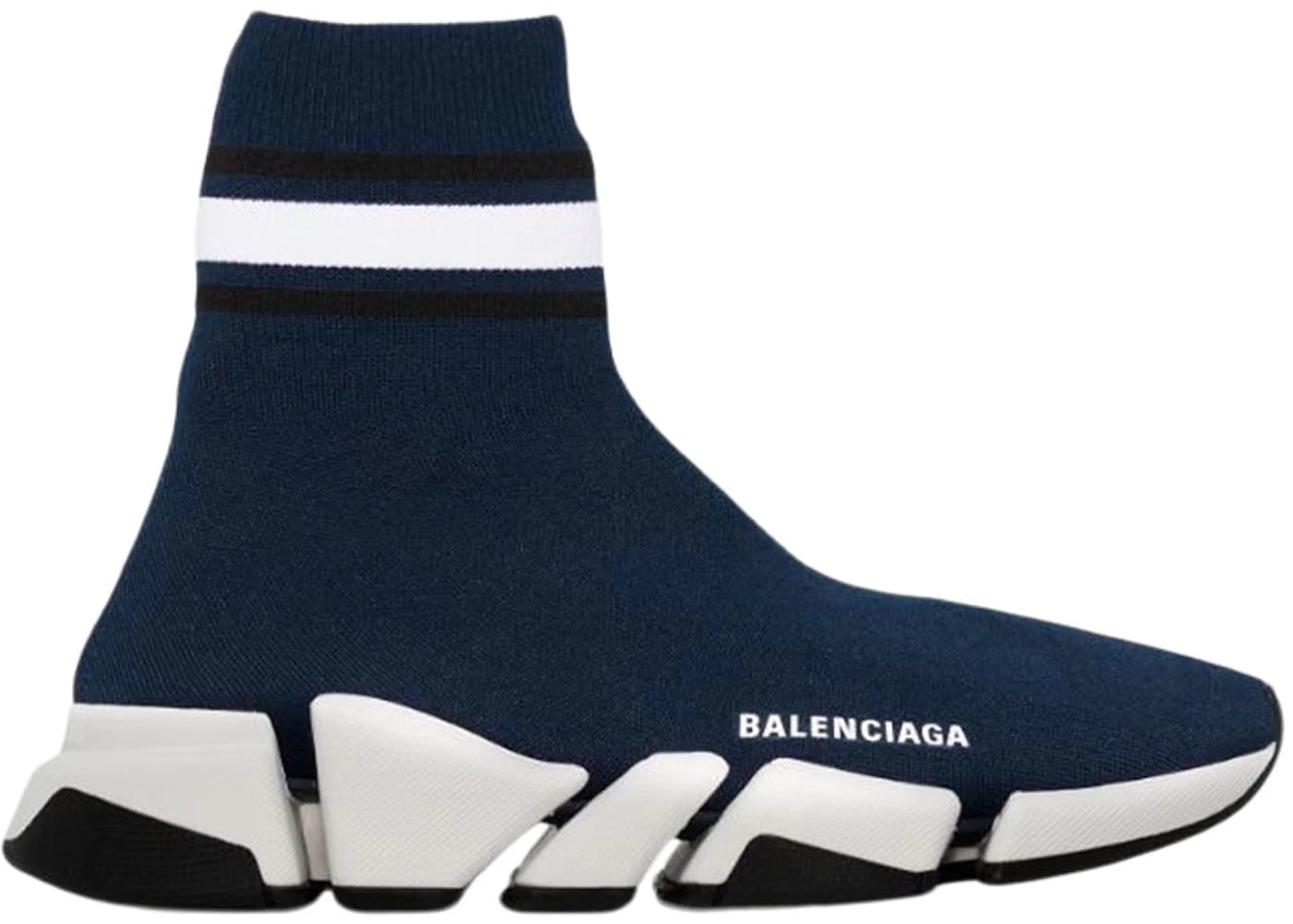Balenciaga Wmns Speed 2.0 Trainer 'Striped - Navy'